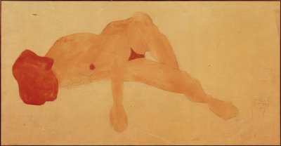 Liegender weiblicher Akt von Egon Schiele