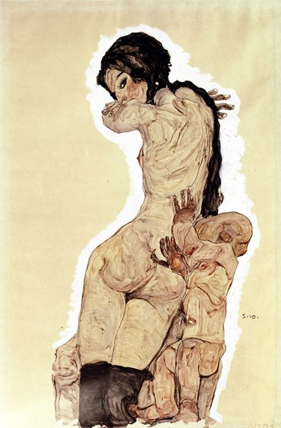 Mutter und Kind von Egon Schiele