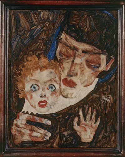 Mutter und Kind II von Egon Schiele
