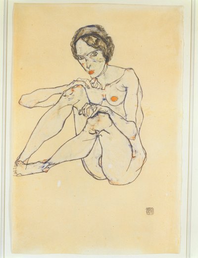 Nackte Frau von Egon Schiele