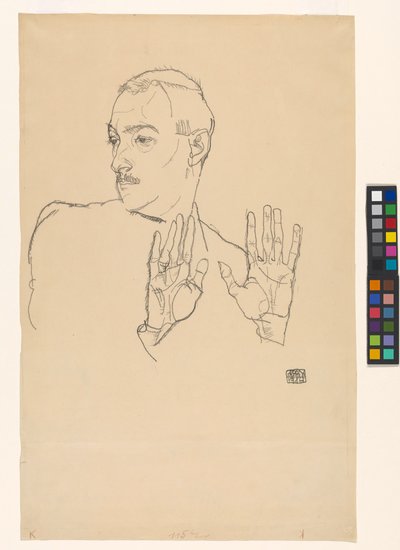 Porträt Arthur Roessler von Egon Schiele