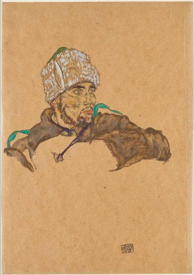 Russischer Kriegsgefangener, 1915 von Egon Schiele