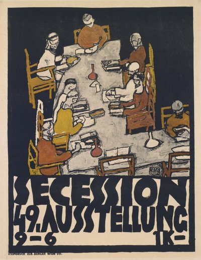 Secession 49. Ausstellung, 1918 von Egon Schiele
