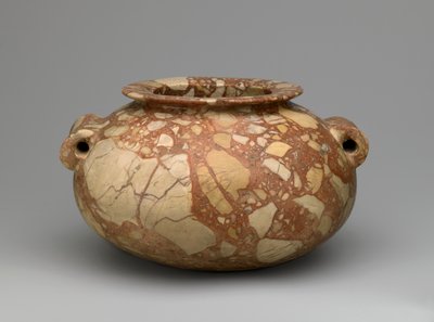 Krug mit Röhrengriffen, ca. 3600-3000 v. Chr. von Egyptian