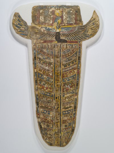 Bemalte Mumienabdeckung (Schurz), 305-30 v. Chr. von Egyptian