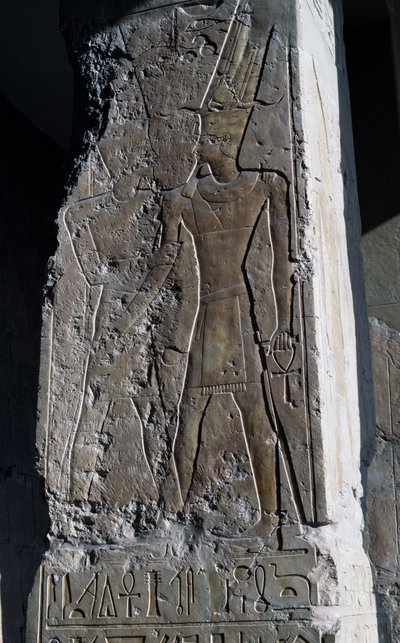 Basrelief, Totentempel der Königin Hatschepsut, Djeser-Djeseru, Deir el-Bahri, Luxor, Theben (UNESCO-Weltkulturerbe) von Egyptian 18th Dynasty