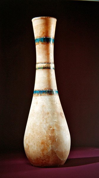 Flasche, aus dem Grab von Tutanchamun, Neues Reich von Egyptian 18th Dynasty