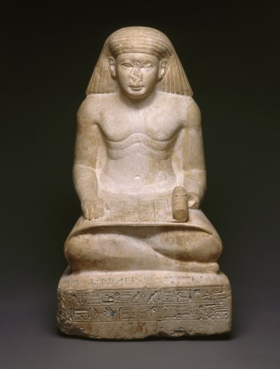 Schreiberstatue von Amunhotep, Sohn von Nebiry von Egyptian 18th Dynasty