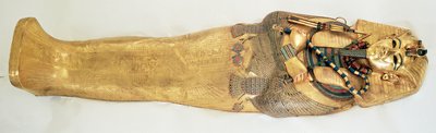Der innerste Sarg des Königs, aus dem Grab von Tutanchamun (ca. 1370-1352 v. Chr.) Neues Reich von Egyptian 18th Dynasty