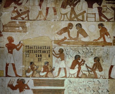 Vasemacher bei der Arbeit von Egyptian 18th Dynasty