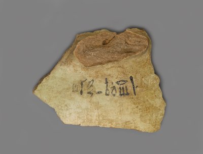 Weinetikett, gefunden im Palast von Amenhotep III., Theben, Neues Reich von Egyptian 18th Dynasty