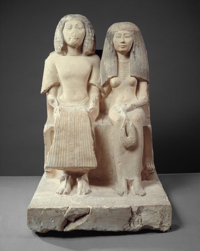 Yuny und seine Frau Renenutet, ca. 1280 v. Chr. von Egyptian 19th Dynasty