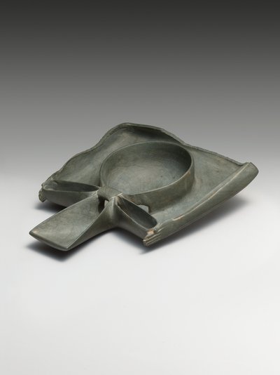 Libationsschale mit Ka-Armen, die ein Ankh-Zeichen präsentieren von Egyptian 1st Dynasty