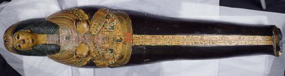 Innerer Deckel der Mumie von Nesyamun, möglicherweise gefunden in Deir El-Bahri, Neues Reich, ca. 1100 v. Chr. von Egyptian 20th Dynasty