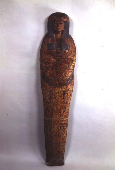 Sarkophaggehäuse der Sängerin Tentamon, Dritte Zwischenzeit von Egyptian 21st Dynasty