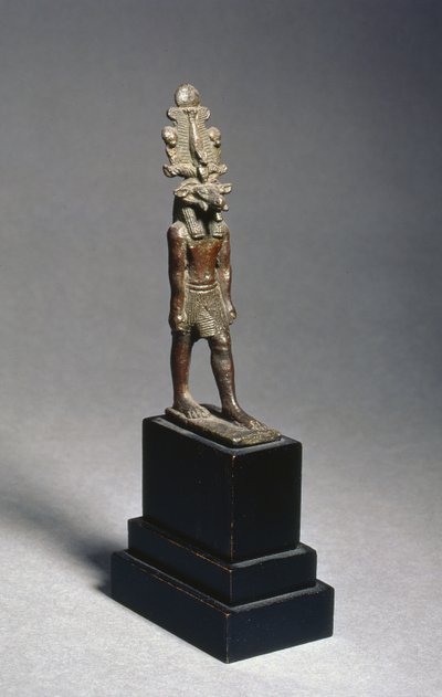 Figur von Harsaphes, einer widderköpfigen Gottheit, Spätzeit, ca. 600 v. Chr. von Egyptian 26th Dynasty