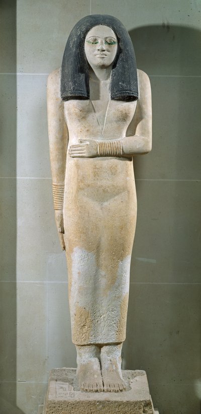 Statue von Nesa, Altes Reich von Egyptian 3rd Dynasty