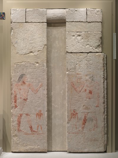 Falsche Tür von Nykara, 2408-2341 v. Chr. von Egyptian 5th Dynasty