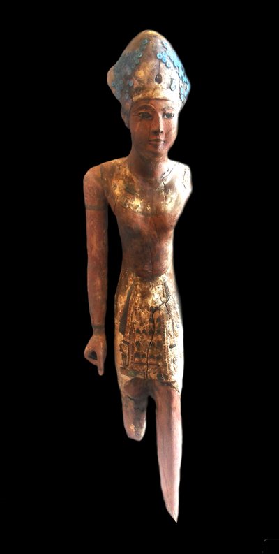 Ein König, Ramses II oder der vergöttlichte frühere König Amenophis von Egyptian Egyptian