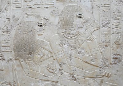 Amenhotep und seine Frau May, Grab von Ramose von Egyptian Egyptian