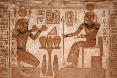 Der große Tempel von Abu Simbel von Egyptian Egyptian