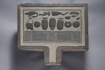 Opfertisch (Grauwacke) von Egyptian Ptolemaic Period