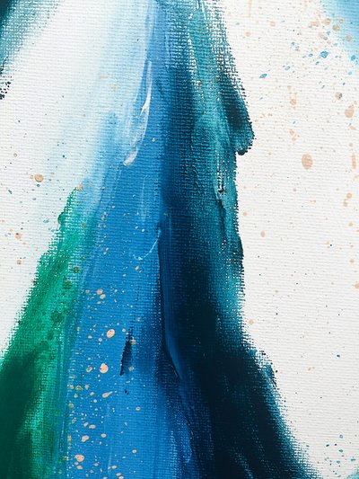 Abstrakter Ozeanfluss von Ejaaz Haniff