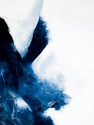 Dynamische Blaue Striche von Ejaaz Haniff
