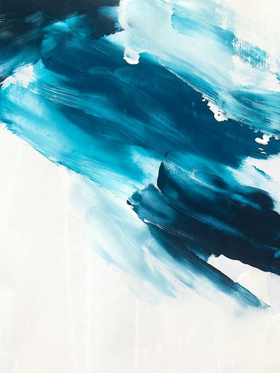 Dynamische Blaue Wellen von Ejaaz Haniff
