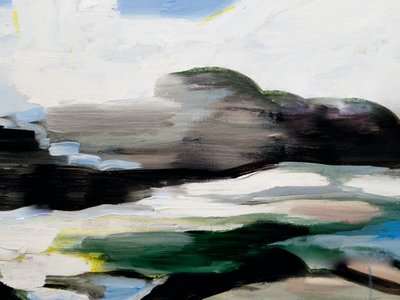 Stimmungsvolle Abstrakte Landschaft von Ejaaz Haniff