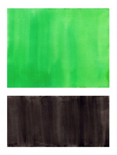 Lebhaftes Grün-Schwarz-Abstrakt von Ejaaz Haniff