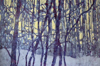 Winterwaldlicht von Ekaterina Prisich