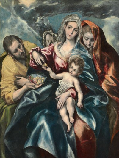 Die Heilige Familie mit Maria Magdalena von El Greco