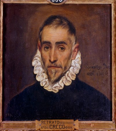 Porträt eines Gentlemans von El Greco