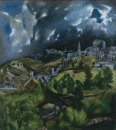 Blick auf Toledo, ca. 1597-99 von El Greco