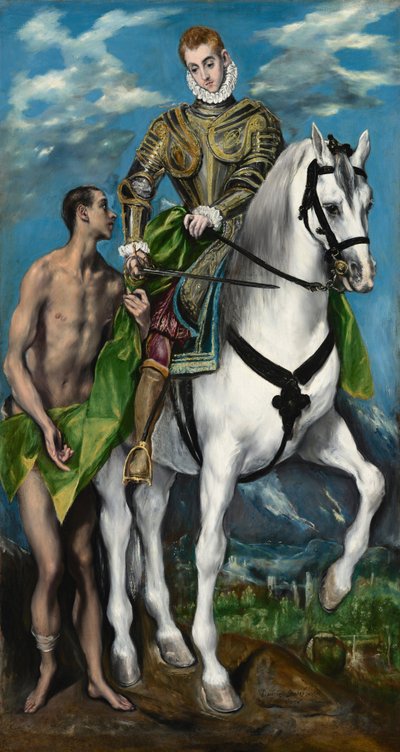 Heiliger Martin und der Bettler von El Greco