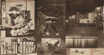 UdSSR. Katalog des sowjetischen Pavillons auf der Internationalen Presseausstellung, Köln, 1928 von Eliezer Markowich Lissitzky
