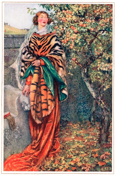 Bei dem der König sie leer angesehen und vorbeigegangen war, Illustration aus 