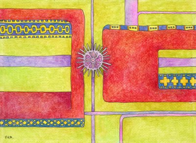 Lebendige geometrische Verbindungen von Elena Khomutova-Miller