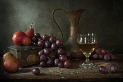 Herbst Stillleben Tisch von Eleonora Grigorjeva