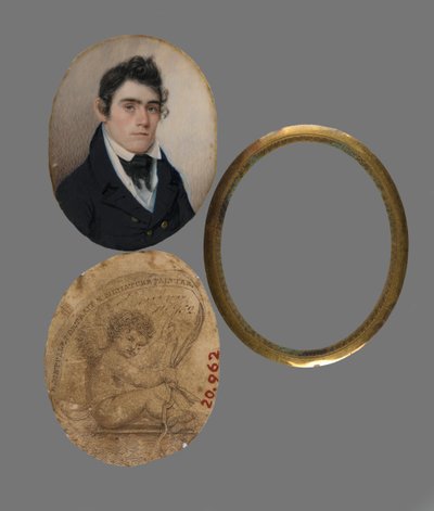 Porträt von John Haslett M.D., ca. 1822 von Eliab Metcalf