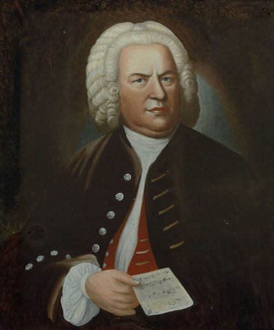 Porträt von Johann Sebastian Bach, Mitte des 18. Jahrhunderts von Elias Gottlob Haussmann