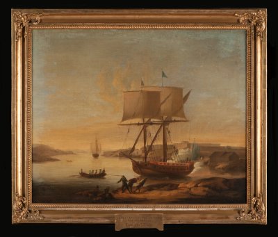 Schärenfahrzeug bei Sveaborg von Elias Martin