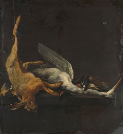 Stillleben mit Hase von Elias Vonck