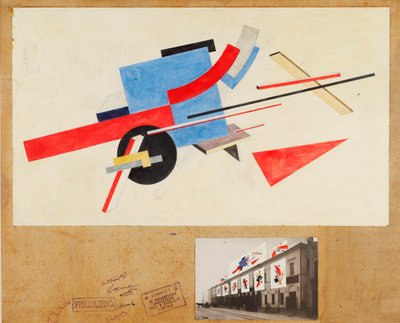 Proun. Straßendekorationsentwurf, 1921 von Eliezer Markowich Lissitzky