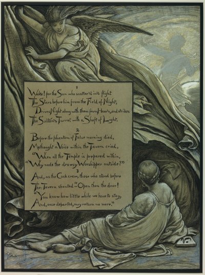 (Illustration zu den Rubáiyát des Omar Khayyám) Das Erwachen von Elihu Vedder