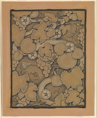 (Illustration für Rubáiyát von Omar Khayyám) Vorsatzpapier von Elihu Vedder
