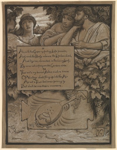 (Illustration für Rubáiyát von Omar Khayyám) Omars Grab von Elihu Vedder