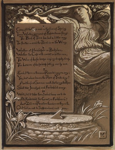 (Illustration für Rubáiyát von Omar Khayyám) Die Einladung von Elihu Vedder