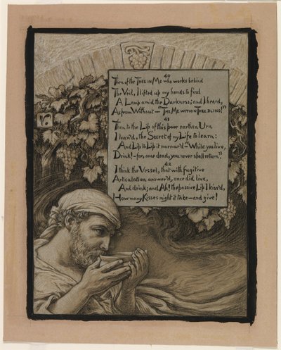 (Illustration für Rubáiyát von Omar Khayyám) Die Seele des Bechers von Elihu Vedder